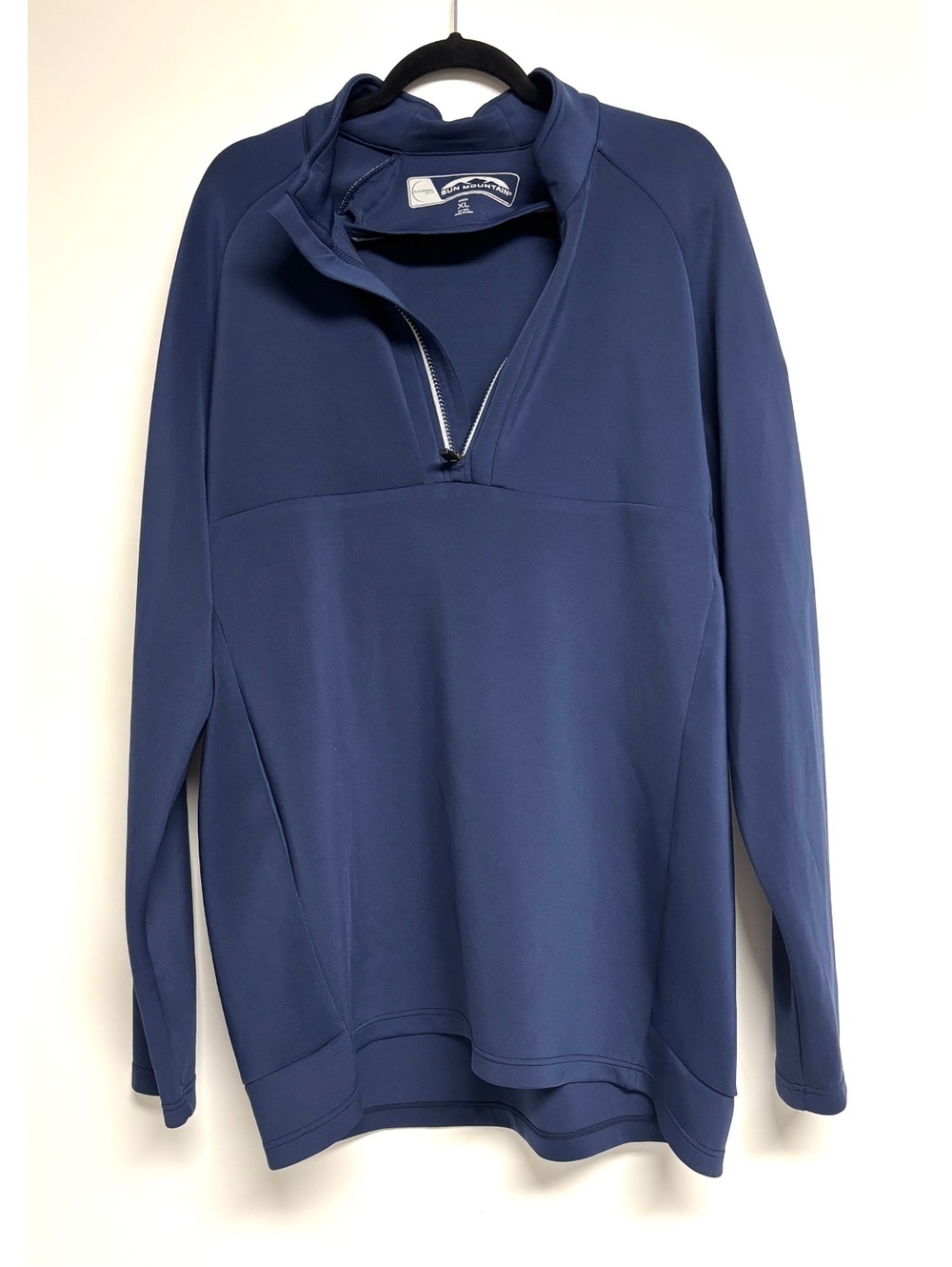 Sun Mountain Men XL Thermal 1/4 Zip Golf Pullover Navy Chaplaincy Tournament